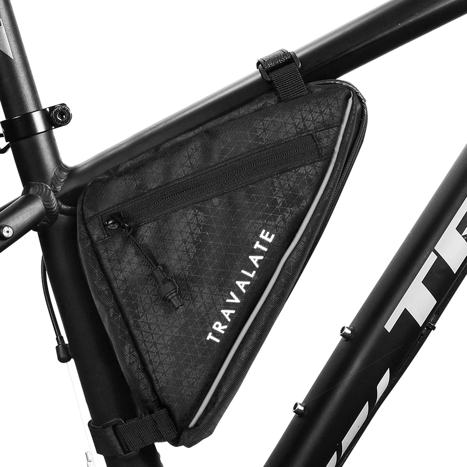 TRAVALATE® Bicycle Bag - Frame Bag for Bicycle Lock | Tools | Bike Pouch | Reflective Strip (B09VH7HMM3) Amazon Price History, Amazon Price Tracker