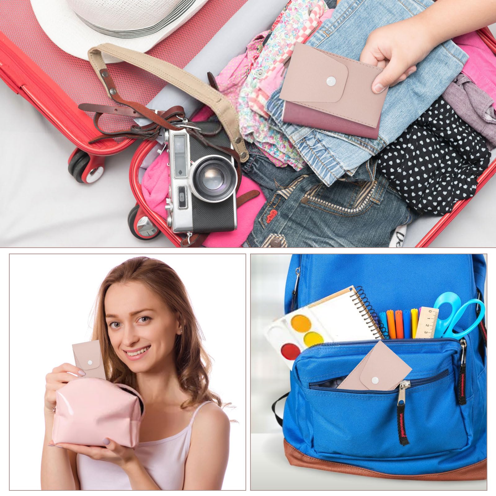 Juego de 15 brochas de maquillaje tamaño viaje, mini brochas de maquillaje facial, bolsa para maquillaje, recuerdos de fiesta, boda, despedida de soltera, regalo de dama de honor, regalo de despedida