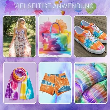 PATIFEED Tie Dye Set for Children 14 Colours Tie Dye Set