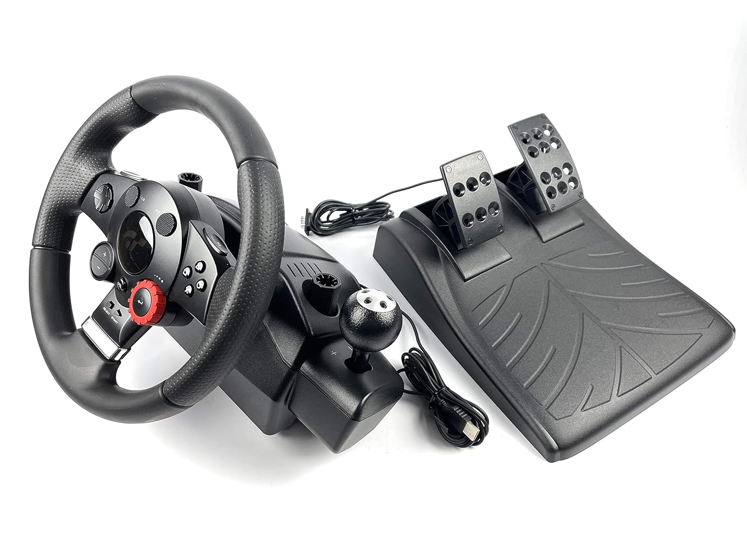 Logitech GT Racing Wheel, Black, Force Feedback, PC Compatible