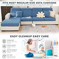 Vista 9 de Beacon Pet Funda universal para sofá resistente al desgaste, fundas elásticas para sofá mágico 2024, funda antideslizante en forma de L, funda