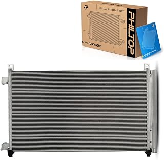Air Conditioning Condenser, PHILTOP A/C Condenser Replacement for Rogue 2014-2019 2.5L Replace# 921004BA0A,NI3030175