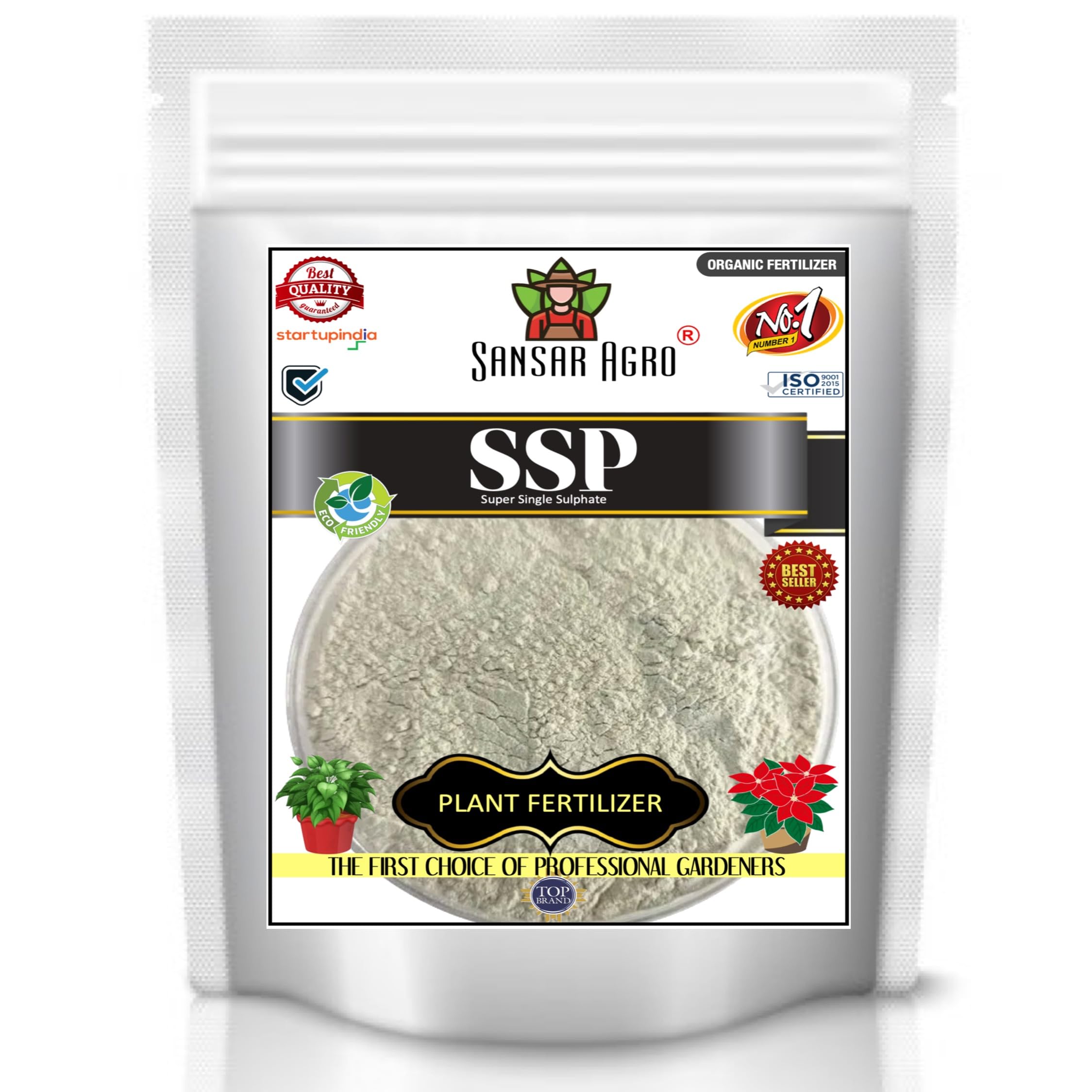 Sansar Agro® SSP Super Single Sulphate, Essential plant Fertilizer for Plants (900 gm) (B09BQS6SKW) Amazon Price History, Amazon Price Tracker