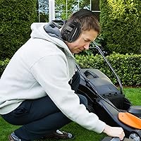 Vista 8 de Cascos protectores de oídos PROTEAR con radio AM/FM, auriculares con reducción de ruido de 25dB, orejeras de seguridad con pantalla digital