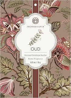Oud Scented Sachets - 12 Pack, Long-Lasting Home Fragrance Sachet Bags, Large Fresh-Scented Envelope Packets, Fragrant Sachets for Drawers and Closets Rosemary