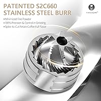 Vista 3 de Molinillo de café manual Chestnut C3 ESP TIMEMORE, molinillo de café de mano con ajuste interno ajustable de molienda, molinillo de café de rebabas