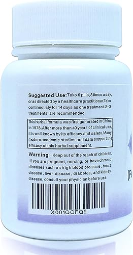 Miniatura 6 de Qian Jin Pian Píldoras de hierbas Flemingia - Alivio crónico de molestias pélvicas - Alivio del olor vaginal - Promueve la salud de la mujer - Sin