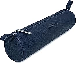 URBAN FOREST Leather Toby Blue Casual Pencil/Utility Pouch For Boys