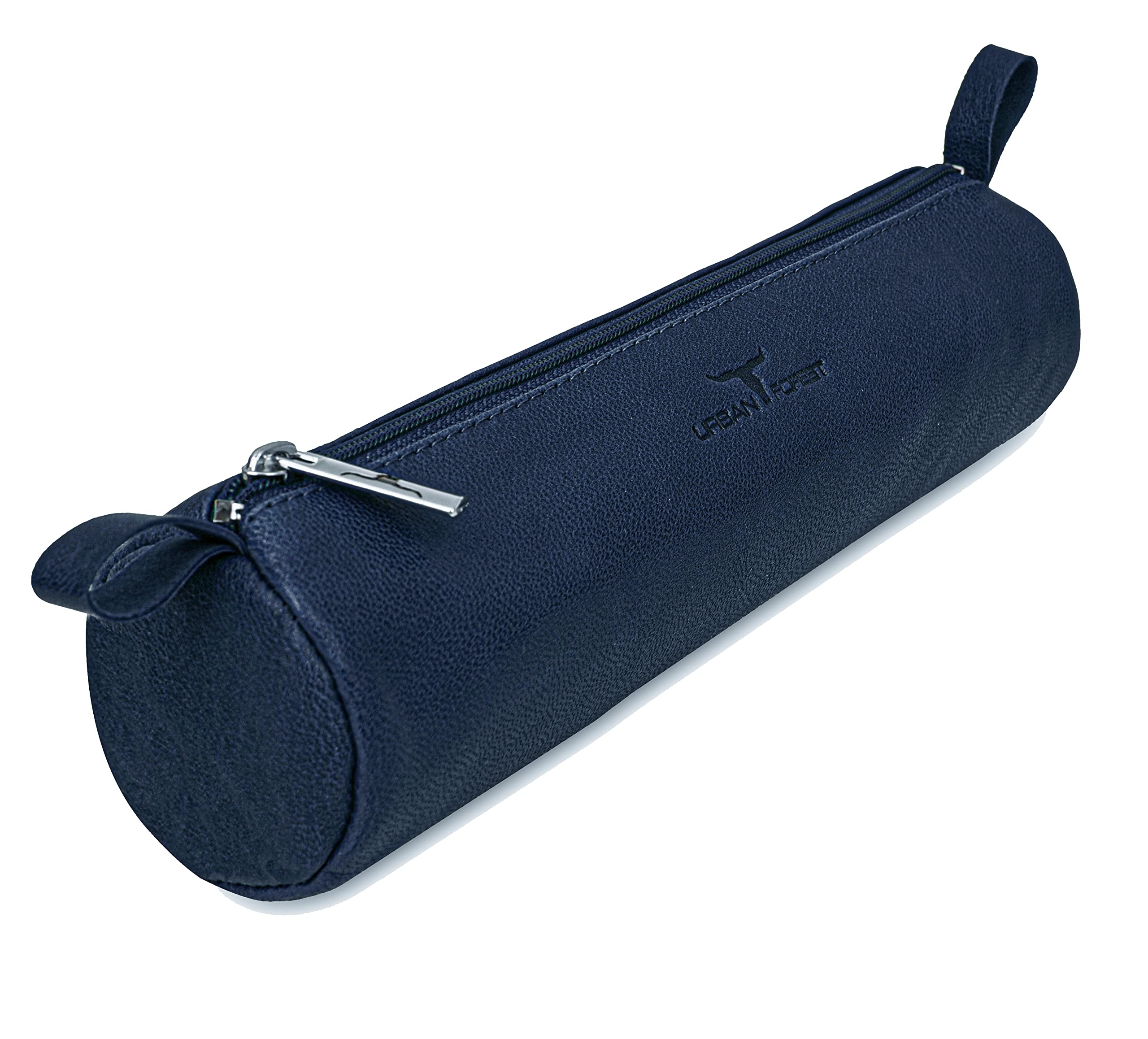 URBAN FOREST Leather Toby Blue Casual Pencil/Utility Pouch For Boys