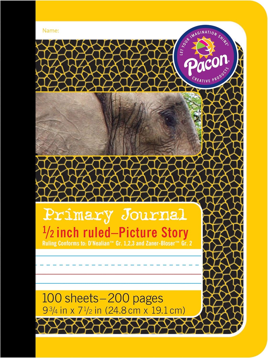 Pacon Primary Composition Book Bound Picture Story Ruled