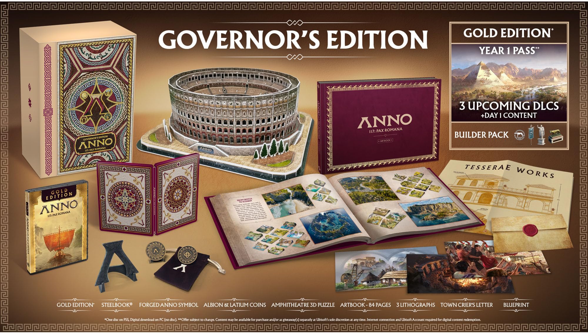 ANNO 117 PAX ROMANA GOVERNORS EDITION PlayStation 5