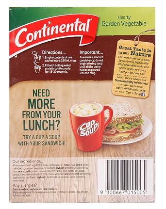Continental Cup-A-Soup - Hearty Garden Vegetable