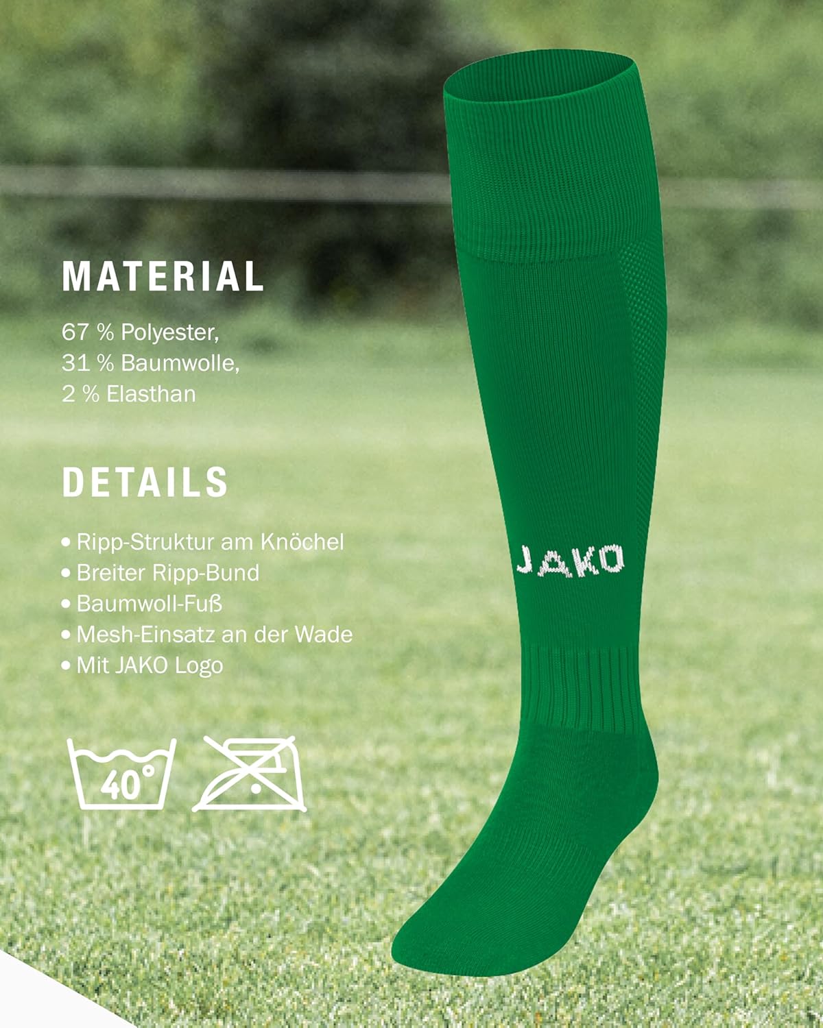 JAKO mens Glasgow 2.0 Socks