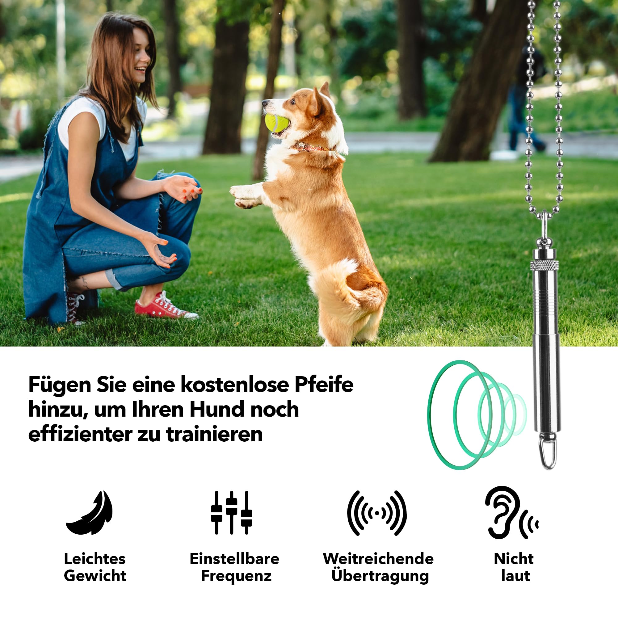 Pet Prime Automatyczny wyrzutnia piłek Odległość: 10-40 stóp Z gwizdkiem 6 piłek w zestawie wewnątrz i na zewnątrz