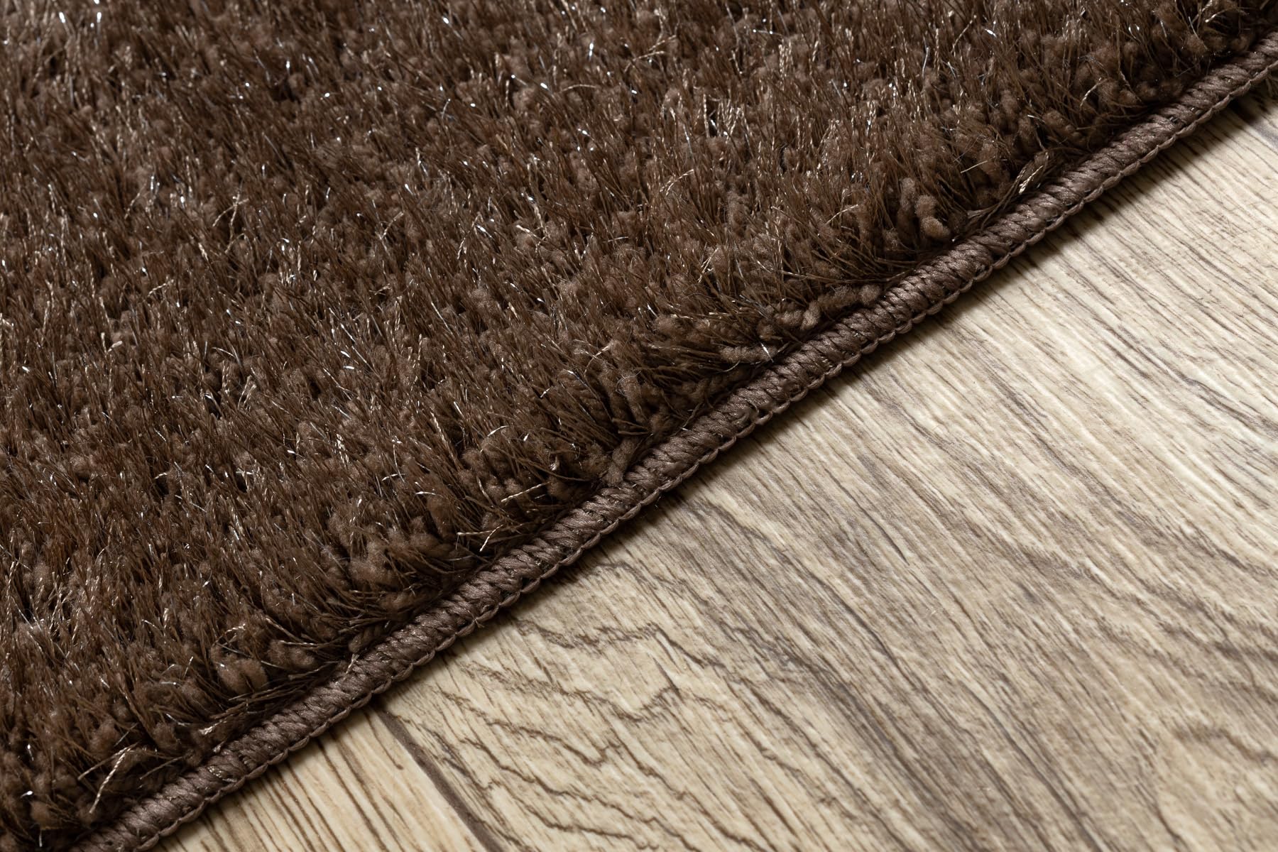rugsx Set 2 alfombras de baño Synergy, Glamour, Alfombra baño Antideslizante, Suave y Lavable, Beige 60x100 cm