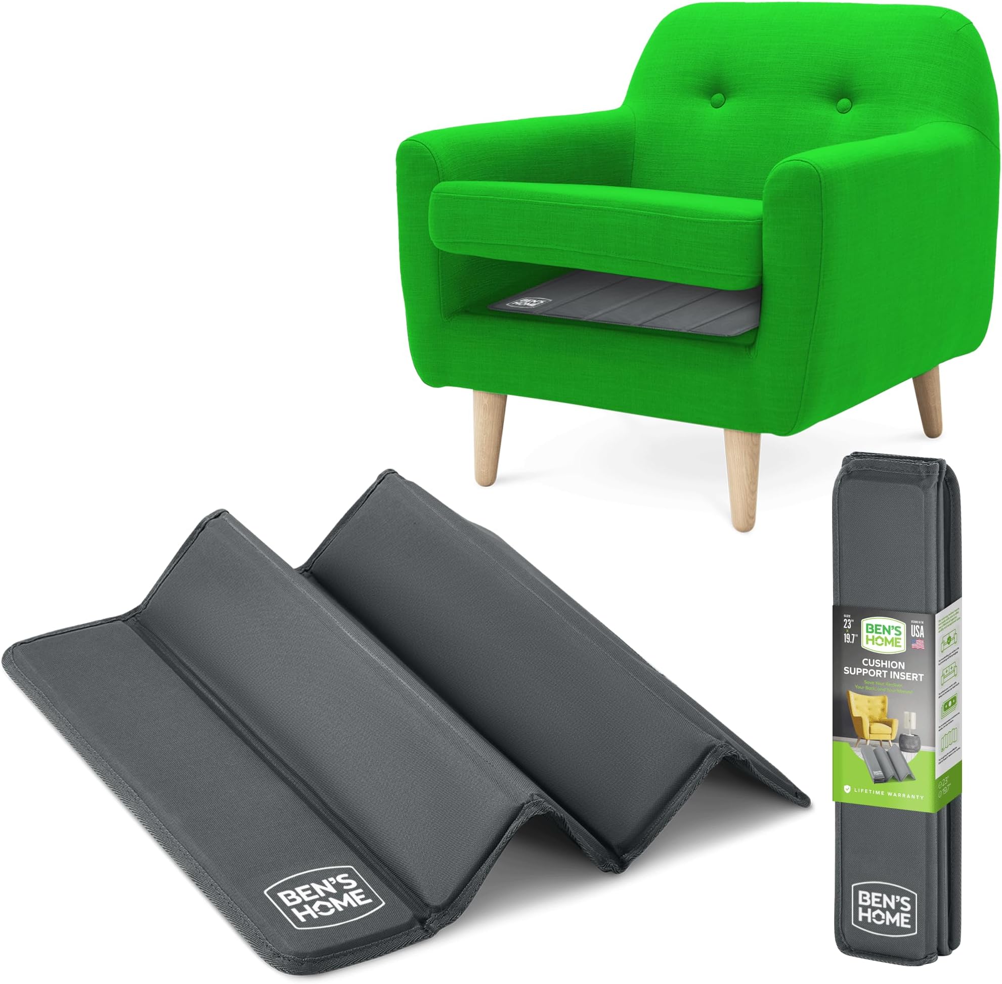 HomeProtect Chair Cushion Support for Sagging Seat [22" x20