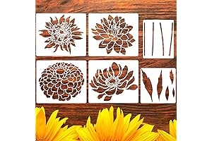 Large Flower Stencils for Wall, Garden Fence