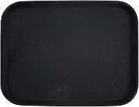 Vista 6 de Winco Bandeja redonda de fácil sujeción, 14 pulgadas, marrón