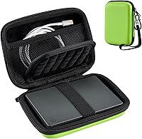 Vista 14 de ProCase - Funda para disco duro portátil para Canvio Basics Western Digital WD Elements My Passport Seagate Backup Plus Slim 1TB 2TB 3TB 4TB USB