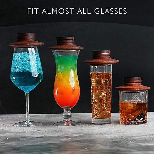 Miniatura 7 de EVERYDAY COCKTAIL  Kit de ahumador de whisky con antorcha  Kit de ahumador antiguo con chips de madera de 4 sabores  Kit de ahumador de whisky de