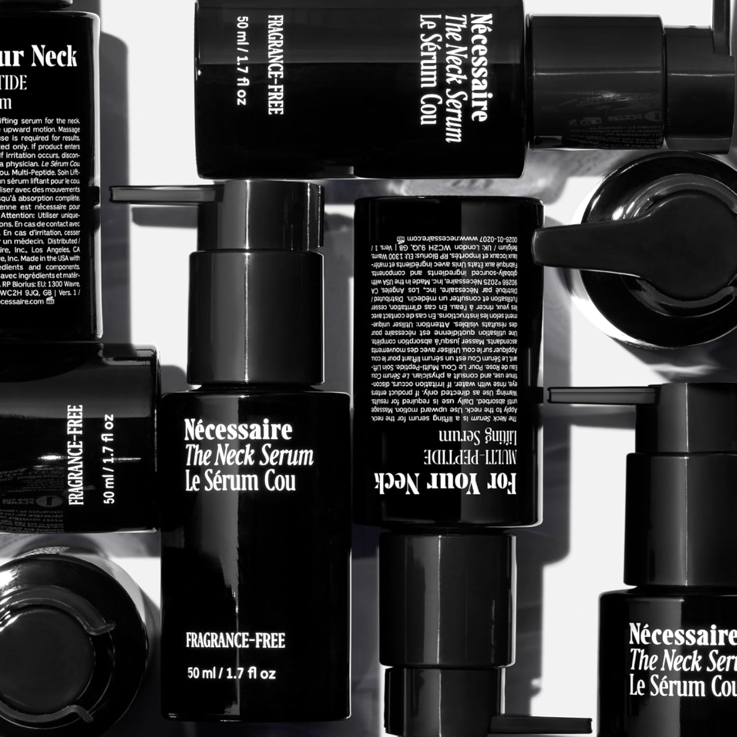 Nécessaire The Neck Serum. Fragrance-Free. 5 Peptides for Tech + Aged Neck. Skin Feels Firm, Looks Lifted. Hypoallergenic. Dermatologist-Tested. 50 ml - Image 3