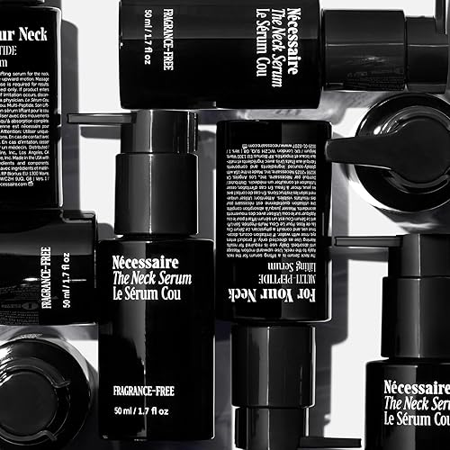 Miniatura 3 de Nécessaire El suero para el cuello. Sin fragancia. 5 péptidos para cuello técnico + cuello envejecido. La piel se siente firme, se ve levantada.