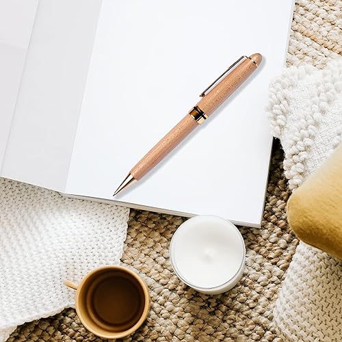 Miniatura 4 de Hermoso lápiz mecánico de madera de arce económico, repuesto de plomo estándar de 0.028 in, nombre grabado gratuito en lápiz, promociona tu negocio,