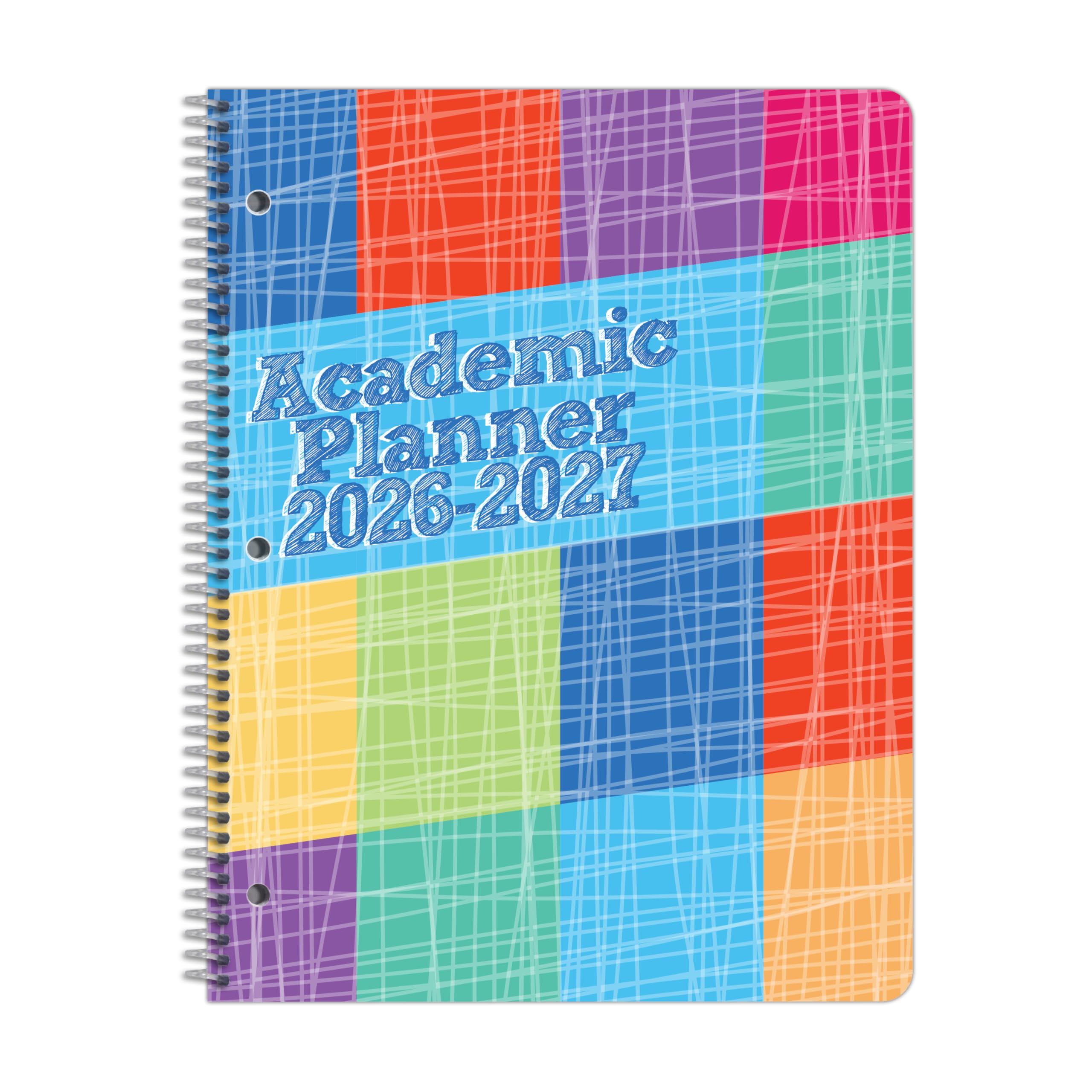 Agenda escolar escolar escolar 2026-2027, tamaño grande (8.5 x 11 pulgadas) con tapa Imagine