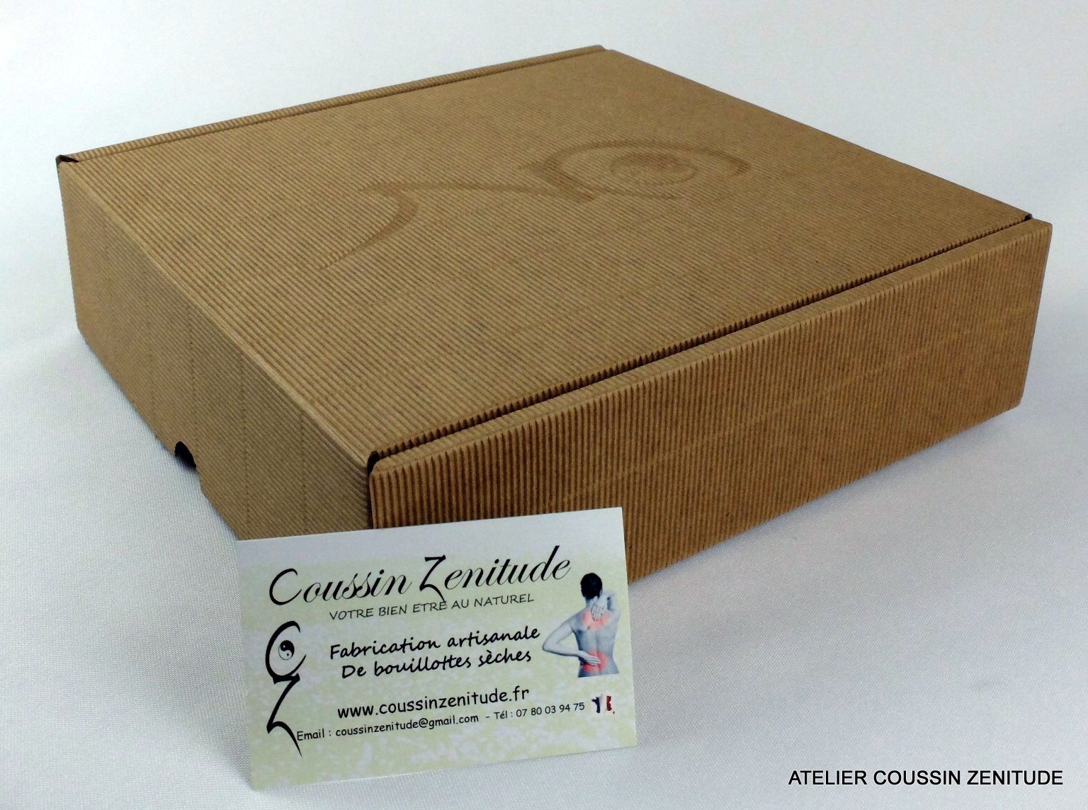 BOUILLOTTE GRAINE DE LIN BIO 100% FABRICATION ARTISANALE FRANCAISE - LOMBAIRE NAKANO B