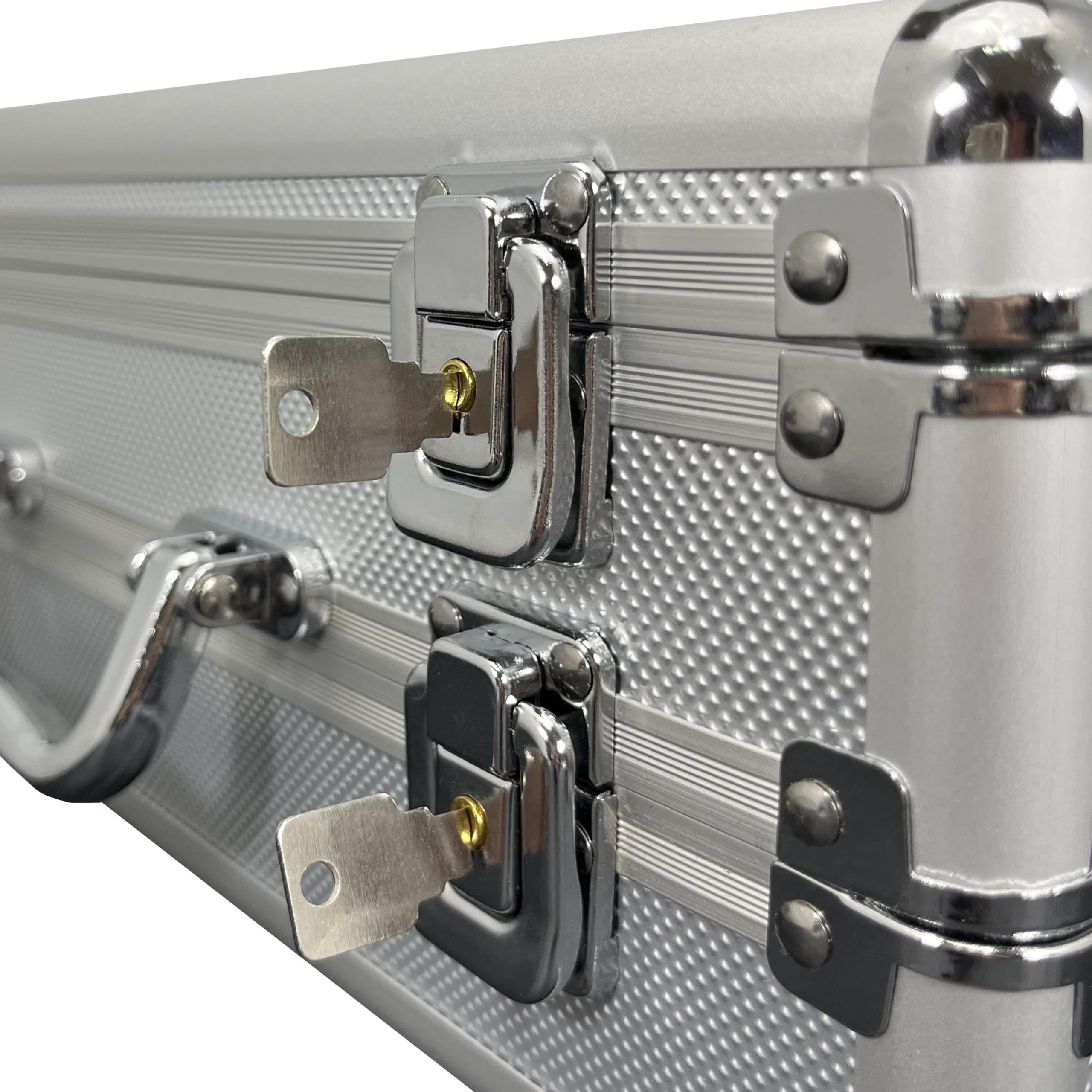 MR Maestro Relojero - Robuste Aluminium Uhrenbox | Platz für 24 Uhren und Schmuck | Ideal für Herrenuhren Watch | Wasserdicht, Aluminium