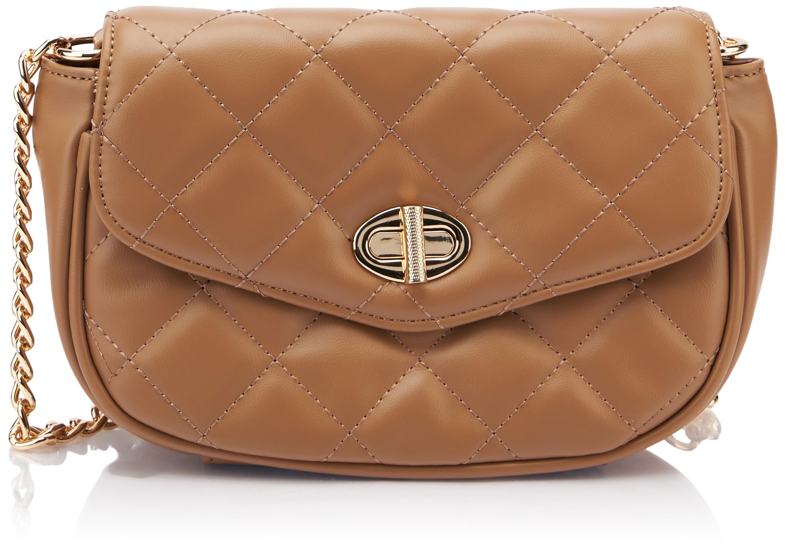 NAEMI Women's Dark Beige Evening Clutch Bag, dark beige, One size