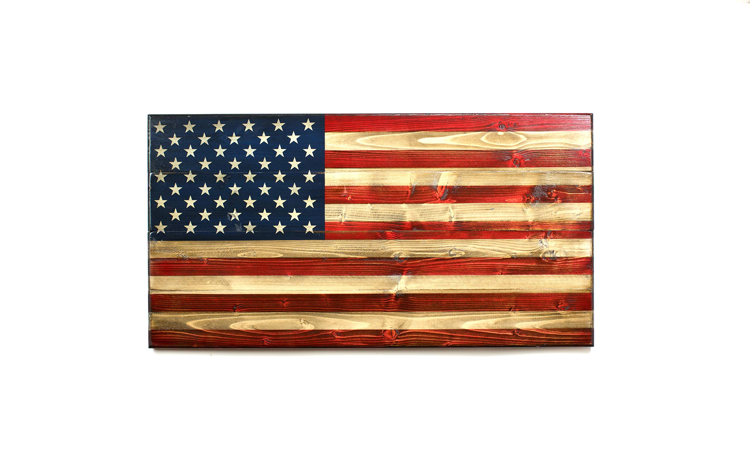 Buy Flags of Valor Legacy Series Wooden American Flag Small 16.5” x