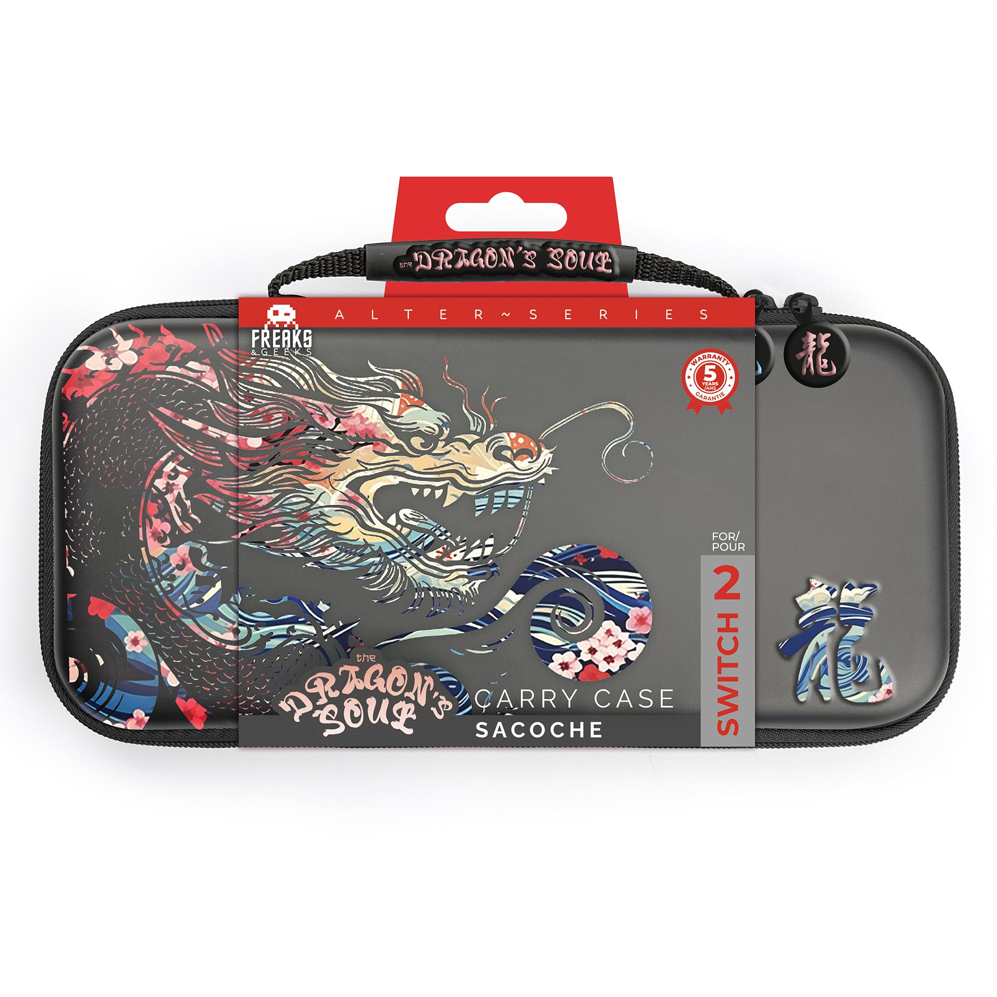 Freaks And Geeks-Case Pour Switch 2 / Switch / OLED - Dragon Soul-Noir