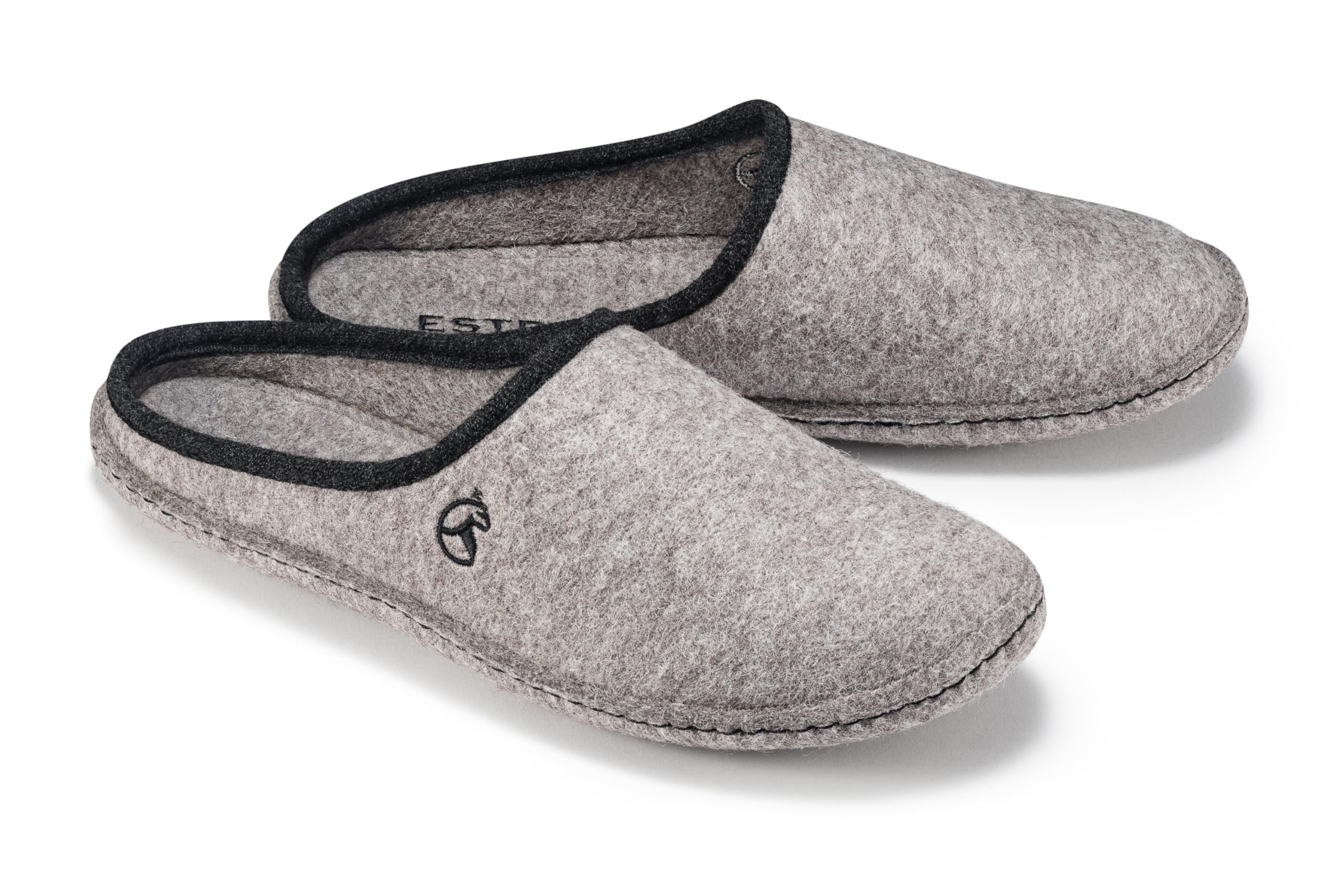 ESTRO Pantuflas de Fieltro Hombre - Pantuflas Hombre Zapatillas de Estar Por Casa Zapatillas con Suela de Fieltro WOLLFILZ