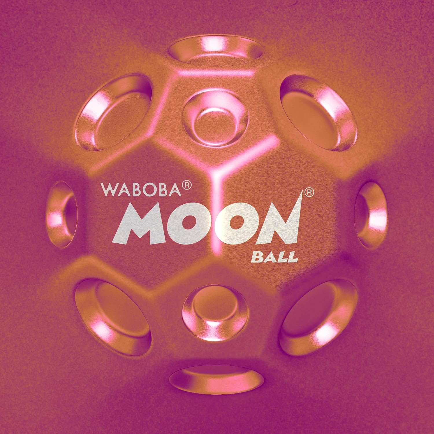 Waboba Metallic Moon Ball - Hyper Bouncy Ball - All Ages Extreme Bounce and Fun - Perfect for Active Play and Outdoor Games