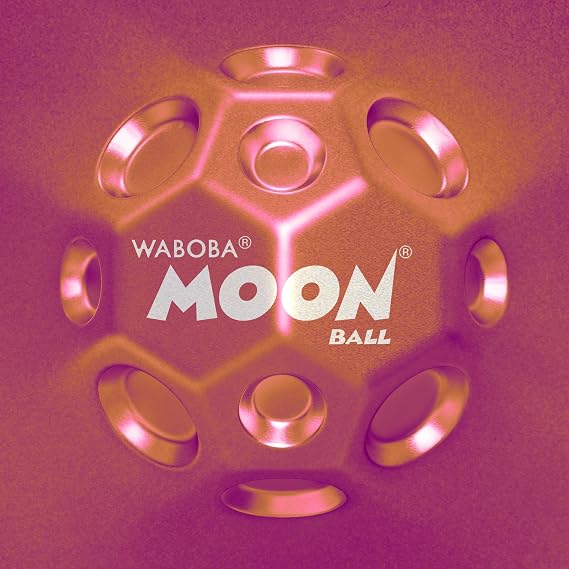 Waboba Metallic Moon Ball - Hyper Bouncy Ball - All Ages Extreme Bounce and Fun - Perfect for Active Play and Outdoor Games