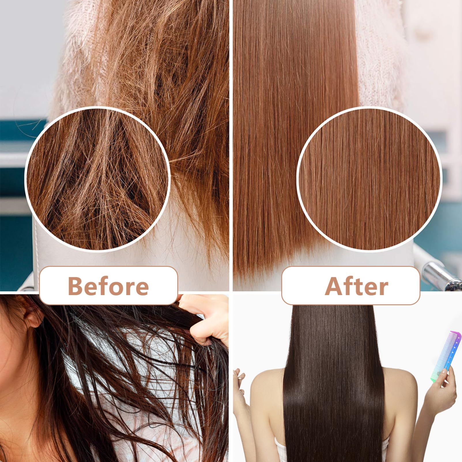 FRCOLOR 9stücke Teiliges Bunter Haarschneidekämme Antistatische Friseurwerkzeuge Für Salon Und Zuhause Sanft Entwirrende Stylingkämme Für Männer Und Frauen