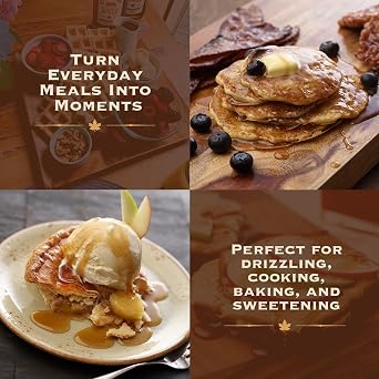Maple Craft Foods Pumpkin Spice Maple Syrup Organic Vermont Maple Syrup with organic Pumpkin Spice Flavor, Gourmet Flavored Syrup for Pancakes, Coffee, Baking and Desserts, 6.8 oz
