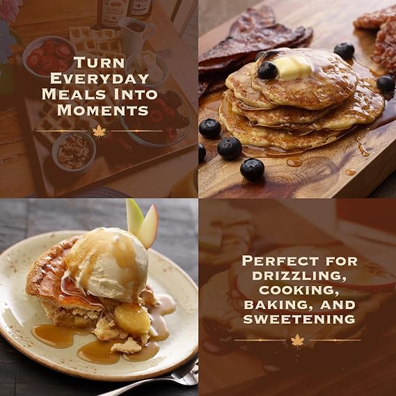 Maple Craft Foods Pumpkin Spice Maple Syrup Organic Vermont Maple Syrup with organic Pumpkin Spice Flavor, Gourmet Flavored Syrup for Pancakes, Coffee, Baking and Desserts, 6.8 oz