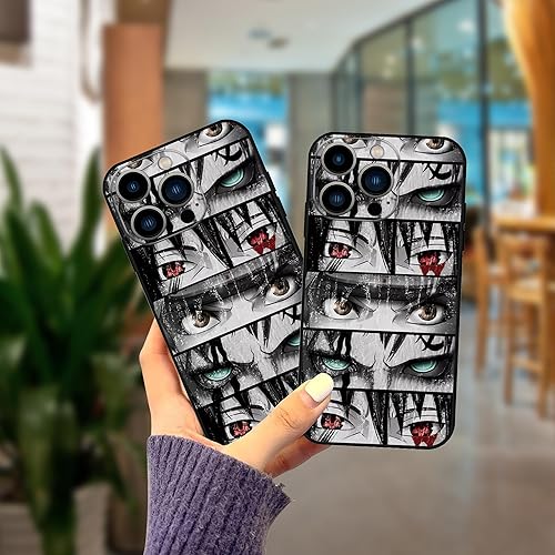 Miniatura 4 de Funda de teléfono de anime para iPhone 13 Pro Max, funda de teléfono de anime japonés, antiarañazos, a prueba de golpes, funda de TPU suave para