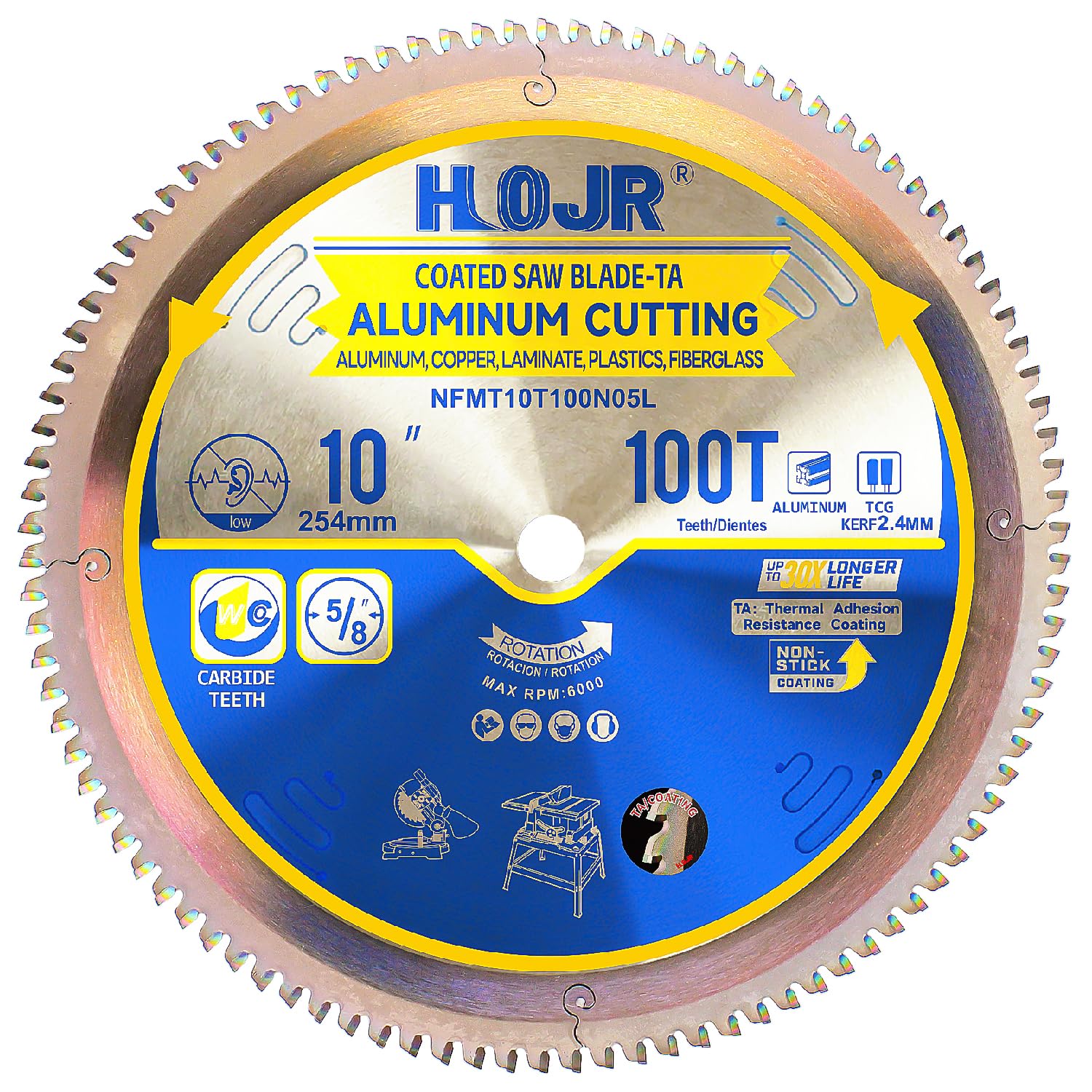 Aluminum Cutting Blade - 10" 80 Tooth -7 Aluminum Cutting Blade - 10" 80 Tooth -7