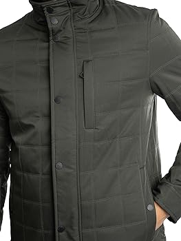 Ted Baker Men's Humber Quilted Jacket, Khaki, 3XL at Amazon Men's