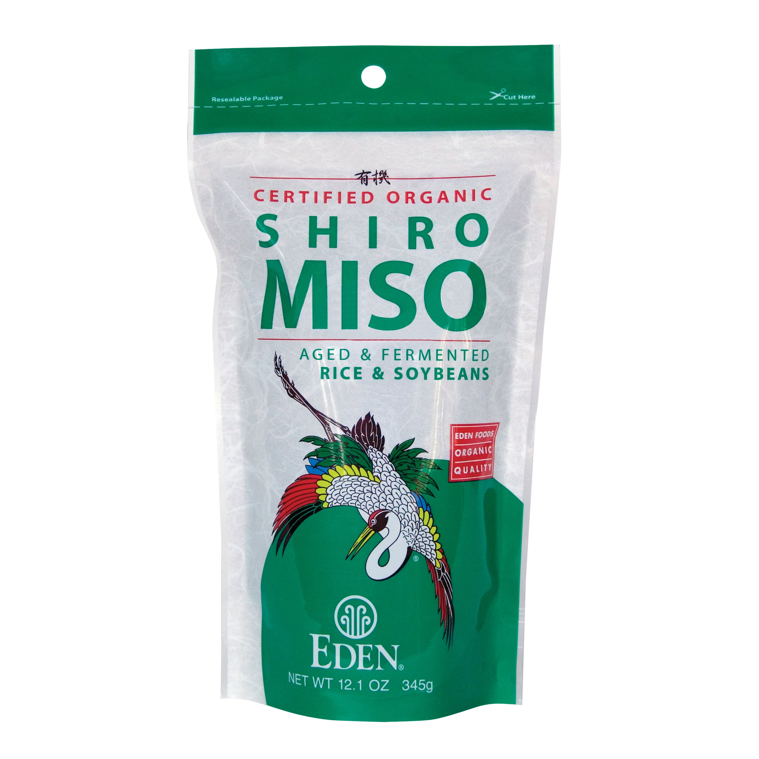 Eden Shiro Miso, Organic Rice & Soybean, 12.1-Ounce Packages (Pack of 3)