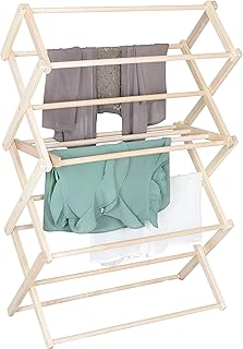 Pennsylvania Woodworks Clothes Drying Rack: Solid Maple Hard Wood Laundry Rack for Sweaters, Blouses, Lingerie & More, Dur...