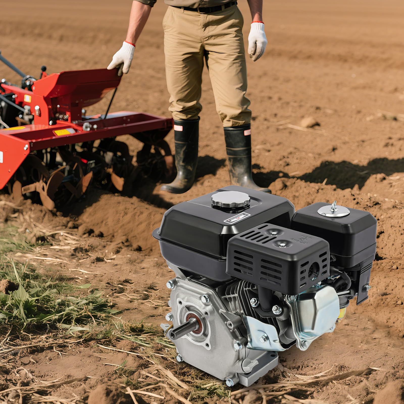 7.5PS Benzinmotor 210cc - 4-Takt Motor Für Go-Karts & Geräte