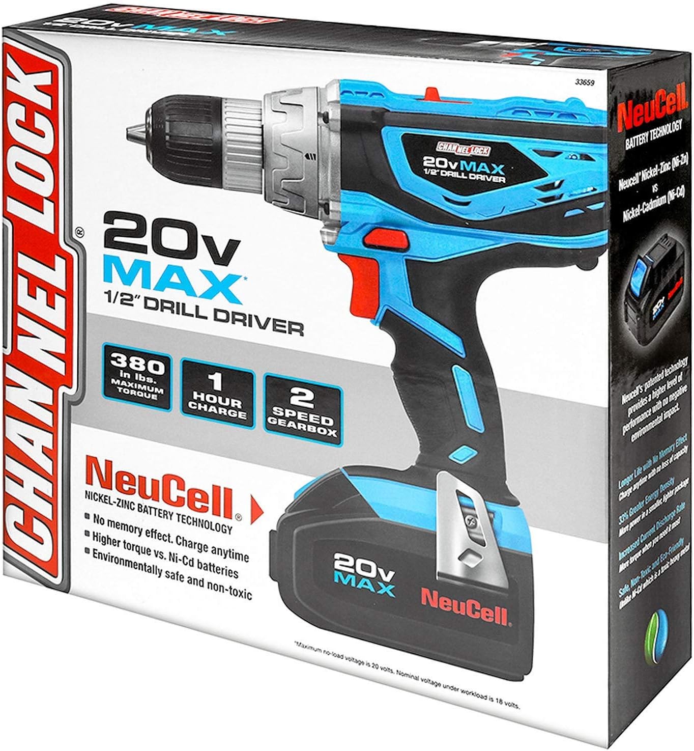 Channellock 20V Max Drill Driver