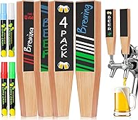 Vista 12 de 2 piezas de mango de pizarrón de cerveza de 3/8 pulgadas a 16 UNC – mango de barril de nuez, asas de barril de barril, asas de grifo con 3 piezas