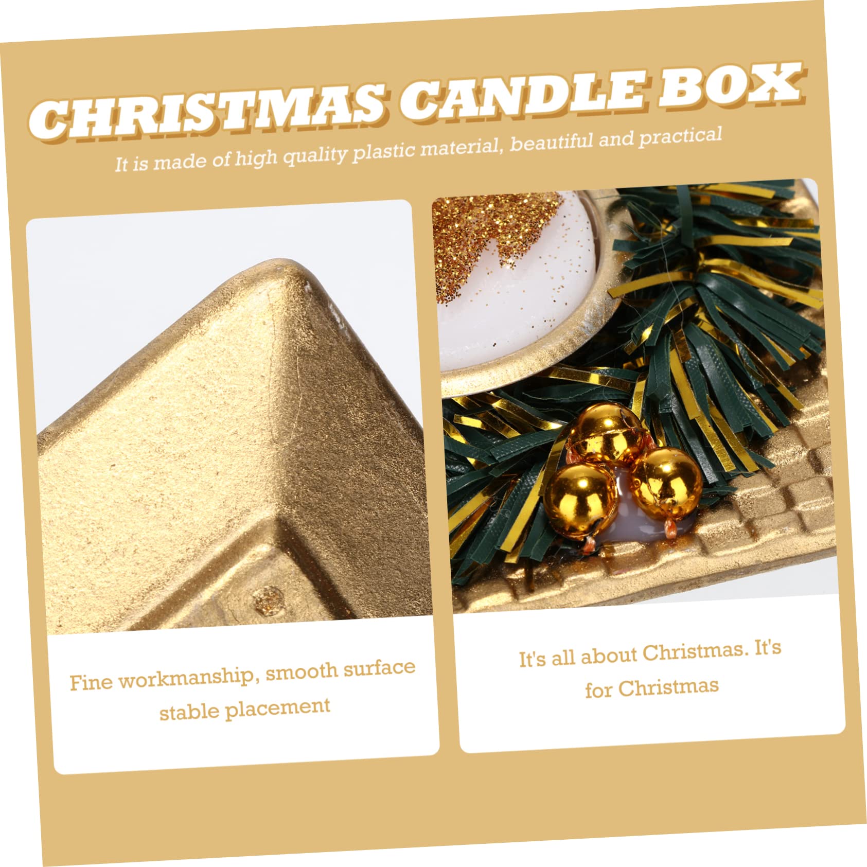 STOBAZA Christmas Tree Aromatherapy Candle Present Box Scented Decorative Candle Romantic Christmas Decorations for Home