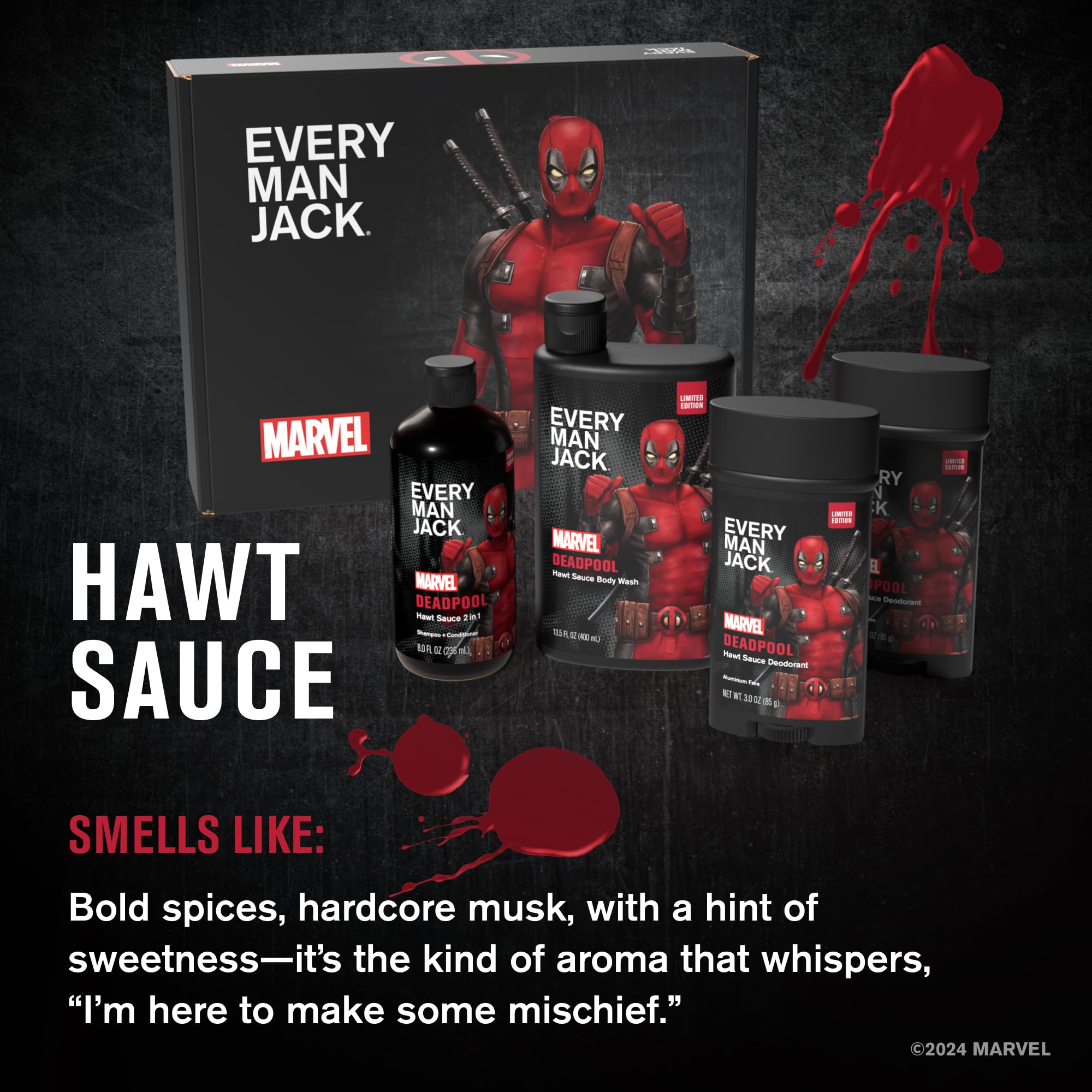 Every Man Jack Spider-Man Body Care Gift Set