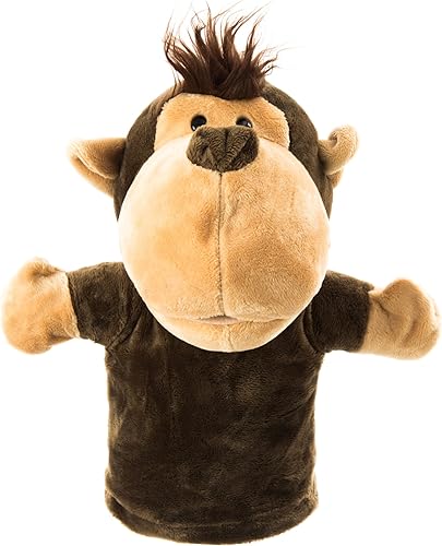 Miniatura 4 de BetterLine - Juego de 2 marionetas de mano de animales de alta calidad de 95 pulgadas de felpa suave para niños perfectas para contar historias